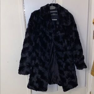 Kenneth Cole Black Teddy Jacket